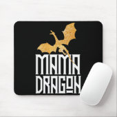 Mama Dragon Christmas Matching Family Tribe Mom Wi Mousepad (Mit Mouse)