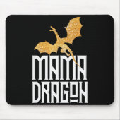 Mama Dragon Christmas Matching Family Tribe Mom Wi Mousepad (Vorne)