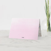 Mama | Drehbuch und Herz mit Foto Karte (Rückseite)