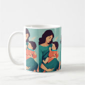 Mama druckte Tasse (Links)