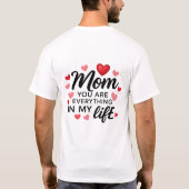 "Mama, du bist alles" T-Shirt (Rückseite)