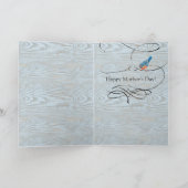 Mama Du bist der beste musikalische Bluebirds Mutt Karte (Innenseite)