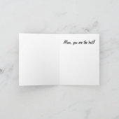Mama Du bist der beste Vogel! Karte (Innenseite)