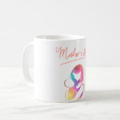 "Mama, du bist der bestste Schatz meines Herzens. Kaffeetasse (Vorderseite Links)