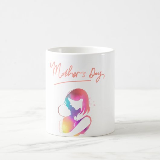 "Mama, du bist der bestste Schatz meines Herzens. Kaffeetasse (Mittel)