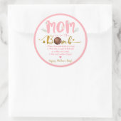 Mama, du bist der Bombe-heiße Kakaoboldbombe Mutte Runder Aufkleber (Tasche)