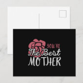 Mama - Du bist die beste Mutter Postkarte (Vorne/Hinten)