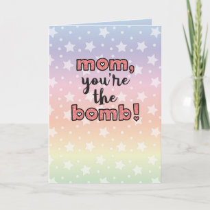 Mama, du bist die Bombe Karte
