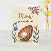 Mama, du bist einzigartig Karte (Gelbe Blume)