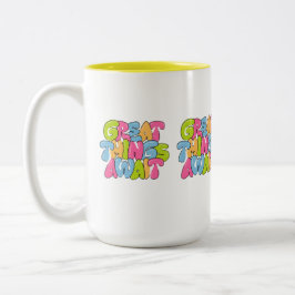"Mama, du bist ihr Flügel" Zwei-Tonen-Tasse - schö Zweifarbige Tasse