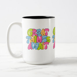 "Mama, du bist ihr Flügel" Zwei-Tonen-Tasse - schö Zweifarbige Tasse