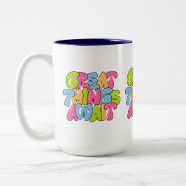 "Mama, du bist ihr Flügel" Zwei-Tonen-Tasse - schö Zweifarbige Tasse