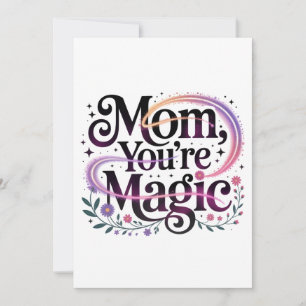 Mama, du bist magisch feiertagskarte