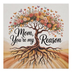 Mama, du bist mein Grund Poster