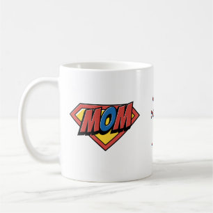 Mama, du bist mein Held personalisierter Kaffeebec Kaffeetasse