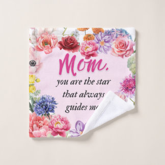 Mama, du bist mein leitender Star! - Herzliche Mut Badhandtuch Set
