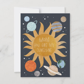 Mama du bist mein Sonnenschein Feiertagskarte