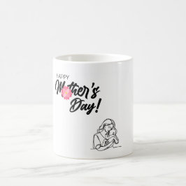"Mama, du bist meine endlose Liebe. Muglady" Kaffeetasse