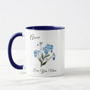 Mama, du bist unvergesslich: Vergiss-Me-Not-Tasse Tasse