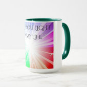 "MAMA DU LEUTE MEIN LEBEN" KAFFEE ODER TEA-TASSE. TASSE (VorderseiteRechts)