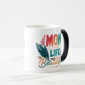 Mama, du machst das Leben schön" - Morphing Tasse (VorderseiteRechts)