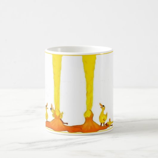 Mama Duck & Ducklings Tasse (Mittel)