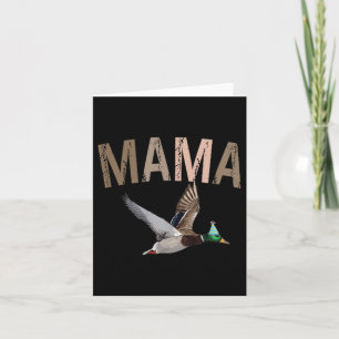 Mama Duck Jagd Ein Lucky Duck 1. Geburtstag Fami Karte