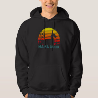 Mama Duck Mother's Day Vintag kostümiert Hoodie