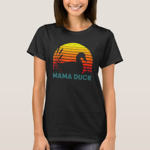 Mama Duck Mother's Day Vintag kostümiert T-Shirt