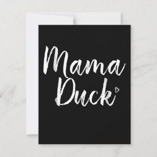 Mama Duck , Niedliche Ente, Mors Day, Geschenke Ma Einladung