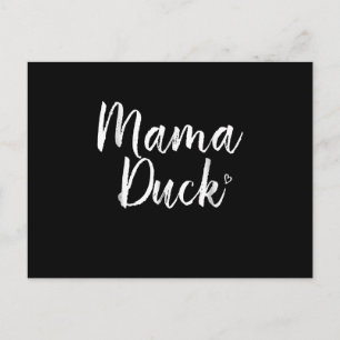 Mama Duck , Niedliche Ente, Mors Day, Geschenke Ma Feiertagspostkarte