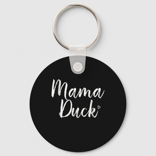 Mama Duck , Niedliche Ente, Mors Day, Geschenke Ma Schlüsselanhänger (Vorderseite)