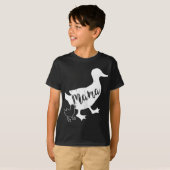 Mama Duck und 2 Ducklings, Mama Duck T-Shirt (Vorne ganz)