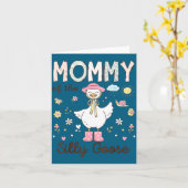 Mama Dummer Gänschen Erster Geburtstag Illustratio Karte (Gelbe Blume)