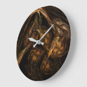 Mama Earth Abstrakt Art Round Große Wanduhr (Winkel)