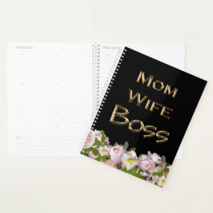 Mama Ehefrau Boss Floral Planer