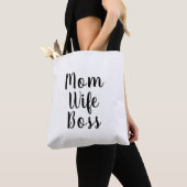 Mama Ehefrau Boss White benutzerdefinierte Skript Tasche (Von Nahem)