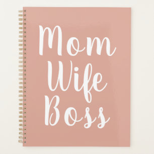 Mama Ehefrau Chef verstaubt rosa benutzerdefiniert Planer