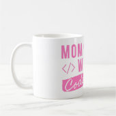 MAMA EHEFRAU CODER - CODER MAMA T - SHIRT KAFFEETASSE (Links)