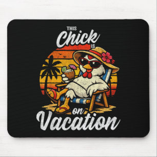 Mama Ehefrau Diese Hühner Im Urlaub - Lustige Frau Mousepad