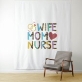 Mama Ehefrau Liebe Wandteppich (Beispiel)