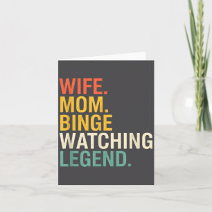 Mama Ehefrau. Mama. Legende beim Serienmarathon, L Karte