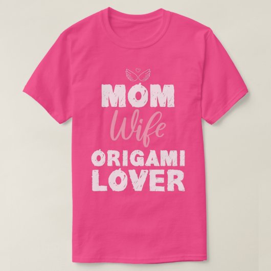 Mama Ehefrau Origami Lover Witziges Design für Ges T-Shirt (Design vorne)