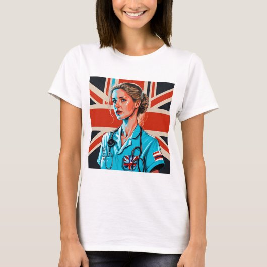 Mama Ehefrau Pflege T - Shirt (Vorderseite)