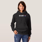 Mama ein echter amerikanischer Held Hoodie (Vorne ganz)