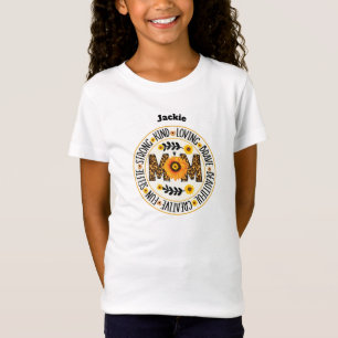 Mama: Ein Garten der Stärke und Liebe Design T-Shirt