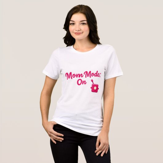 Mama: Ein Tri-Blend Shirt (Vorderseite voll)