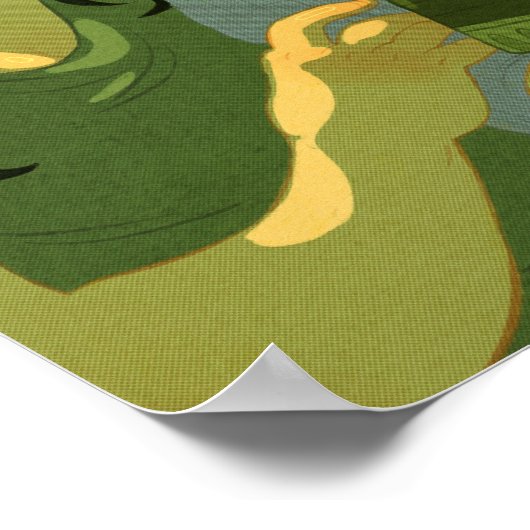 Mama eine Biogefährdung hinter dir Poster (Ecke)