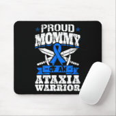 Mama einer Ataxie Warrior Awareness Ribbon Dystax Mousepad (Mit Mouse)