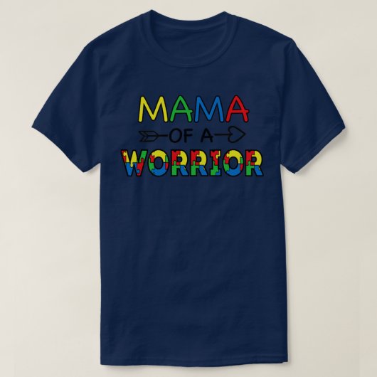Mama einer beunruhigenderen Motivation Coole Unter T-Shirt (Design vorne)